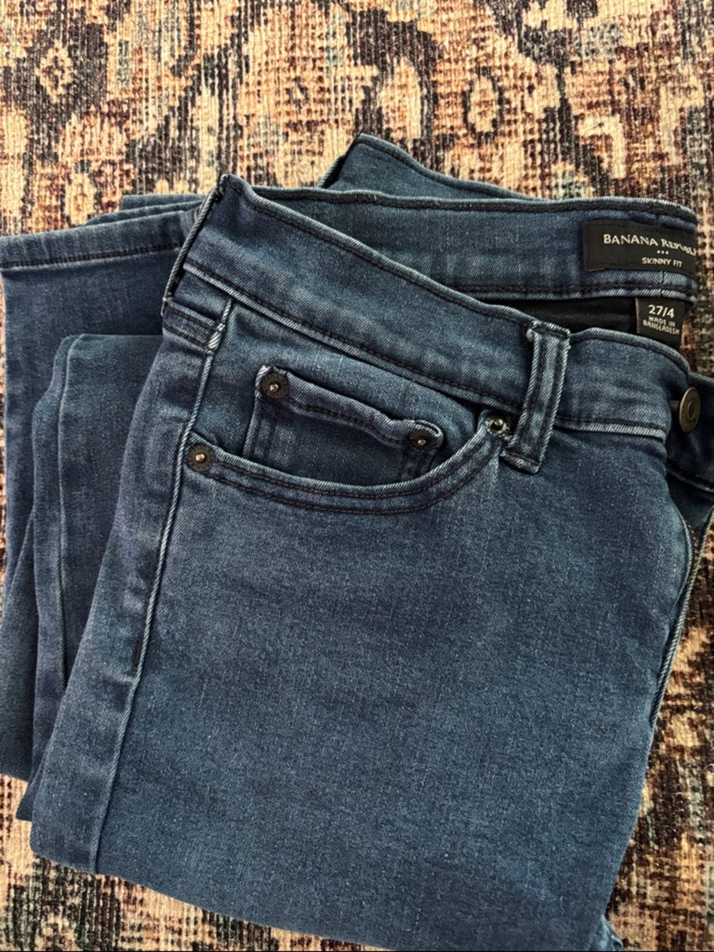 Banana Republic Navy Skinny Jeans